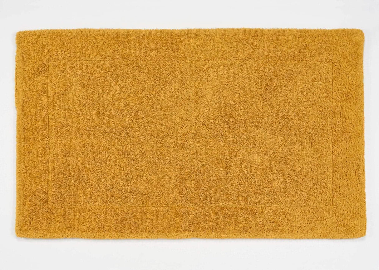A&H Double Tub Mat - colour 850 Safran. 100% Giza Egyptian Cotton Extra-Long Staple