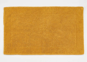 A&H Double Tub Mat - colour 850 Safran. 100% Giza Egyptian Cotton Extra-Long Staple