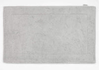 A&H Double Tub Mat - colour 992 Platinum. 100% Giza Egyptian Cotton Extra-Long Staple