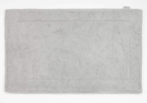 A&H Double Tub Mat - colour 992 Platinum. 100% Giza Egyptian Cotton Extra-Long Staple