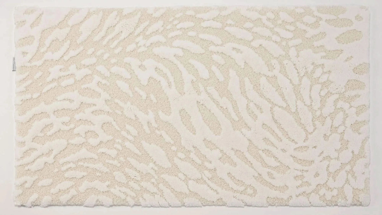 A&H Flow Bath Rug in 103 Ivory, two sizes available