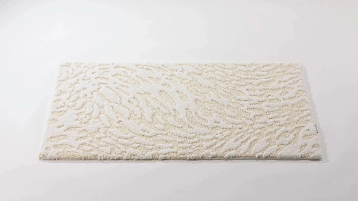 A&H Flow Bath Rug in 103 Ivory, two sizes available