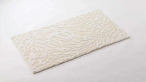 A&H Flow Bath Rug in 103 Ivory, 27 x 47"