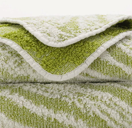 A&H Fogo Towels in 165 Apple Green