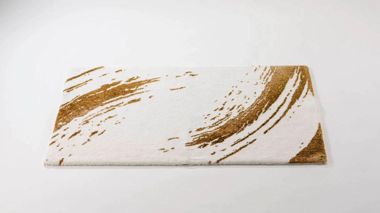 A&H Fortuny Bath Rug. 800 Gold Colour. Two available sizes