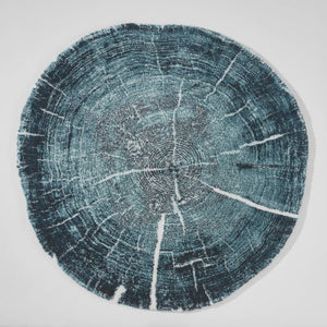 The A&H Fossile Bath Rug is made from 100% Giza Egyptian Cotton Long Staple and is 37" in diameter