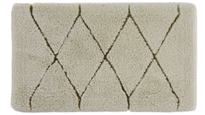 A&H Heritage Bath Rug in 800 Gold. 101 Ecru base + 840 Gold w/ Metallic Lurex Shimmer Highlights