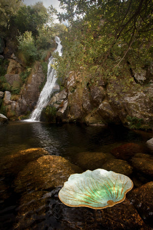 The A&H Lotus Bath Rug is made from 100% Giza Egyptian Cotton Long Staple