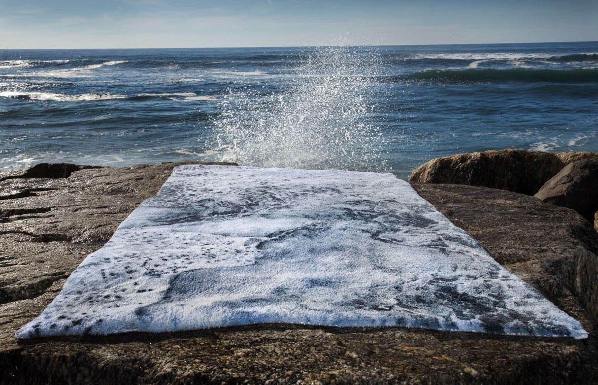 The A&H Nazaré Bath Rug is made from 100% Giza Egyptian Cotton Long Staple