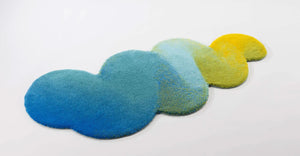 A&H Odity Bath Rug in 302 Lagoon. 1,900 gsm 27 x 55"