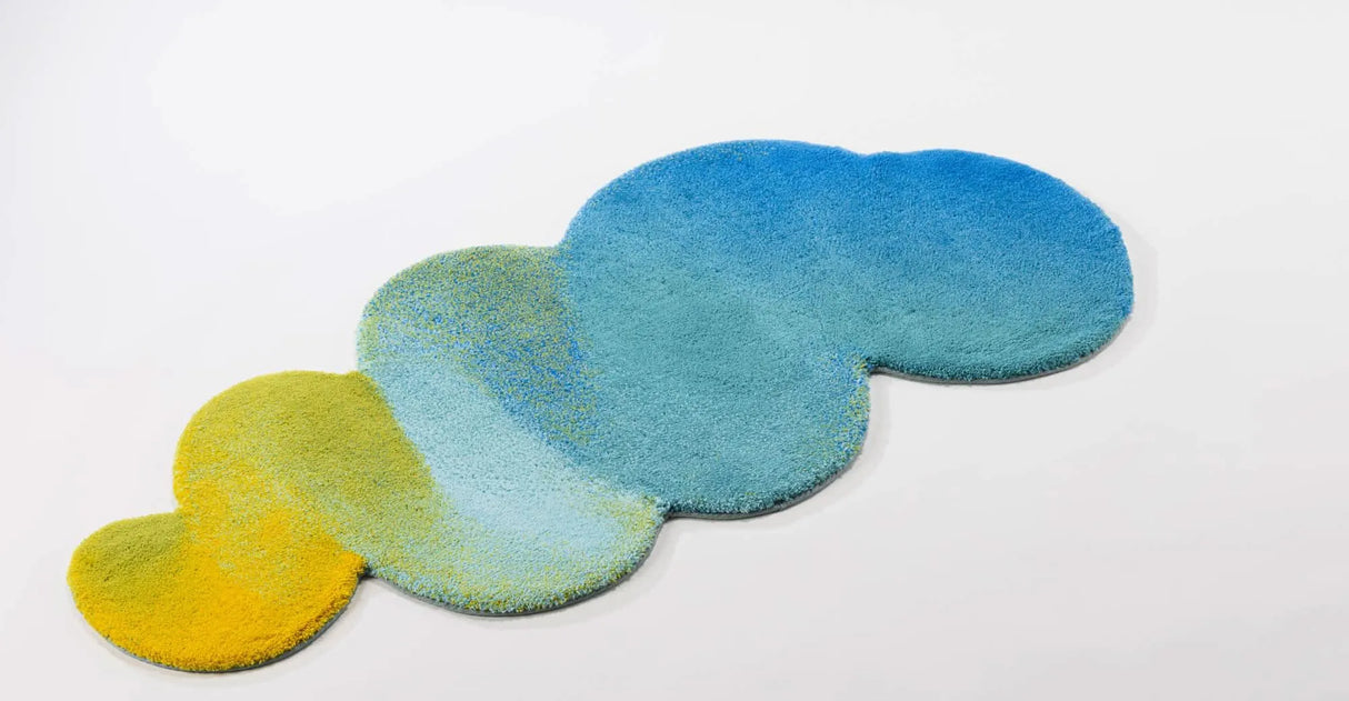 A&H Odity Bath Rug in 302 Lagoon. 1,900 gsm 27 x 55"