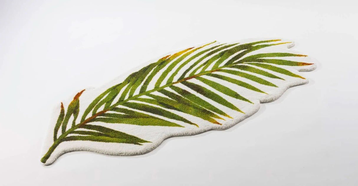 A&H Palm Bath Rug in 165 Apple Green. 1,900 gsm 31 x 63"