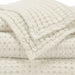 A&H Pousada Waffle Towels in 103 Ivory