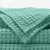 A&H Pousada Waffle Towels in 302 Lagoon