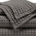 A&H Pousada Waffle Towels in 920 Gris