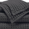 A&H Pousada Waffle Towels in 997 Volcan
