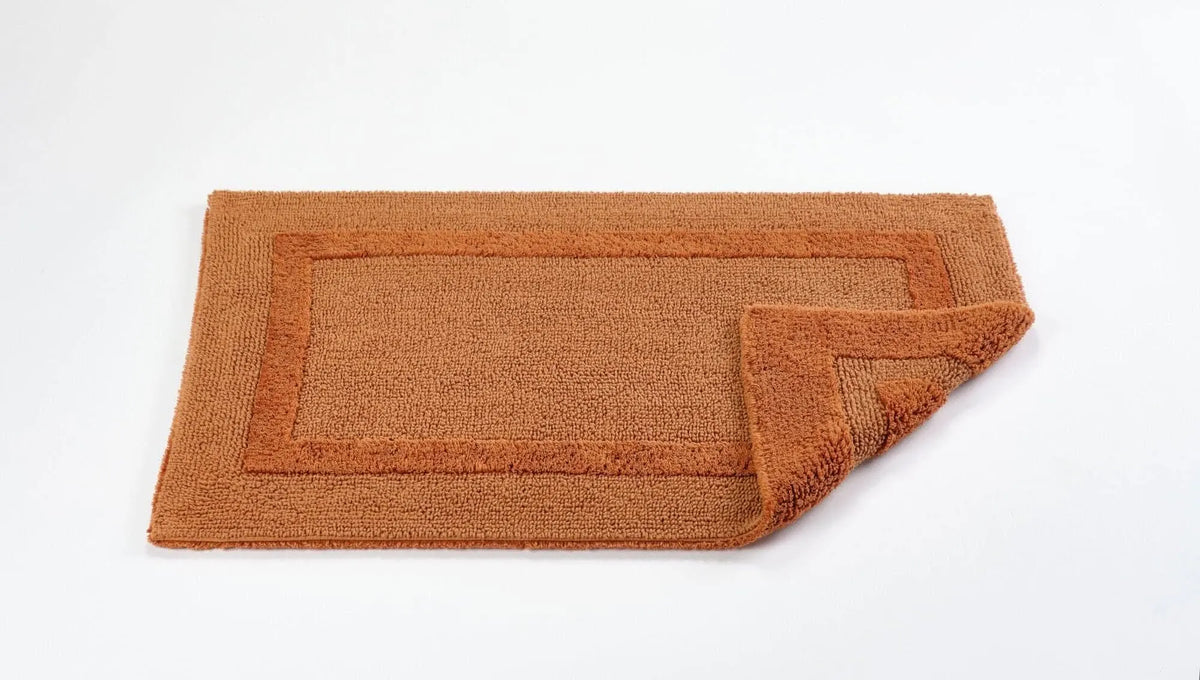 Abyss & Habidecor Reversible Rug in 737 Caramel. Available in Canada @ TMASC.