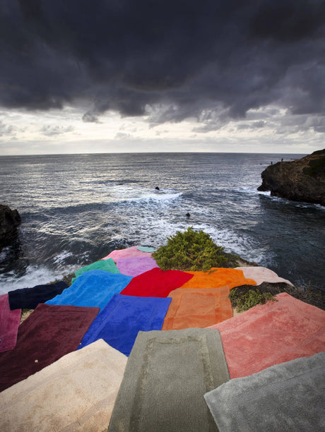 A&H Reversible Bath Rugs are available in 60 colours and crafted from 100% Giza Egyptian Cotton Long Staple