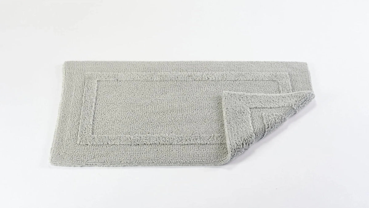 Abyss & Habidecor Reversible Rug in 992 Platinum. Available in Canada @ TMASC.