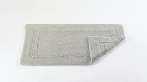 Abyss & Habidecor Reversible Rug in 992 Platinum. Available in Canada @ TMASC.