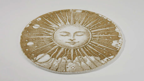 A&H Roi Soleil Bath Rug in 800 Gold