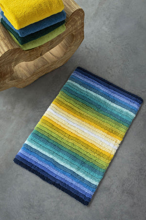 The A&H Santa Cruz Bath Rug in 302 Lagoon