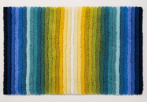 The A&H Santa Cruz Bath Rug in 302 Lagoon