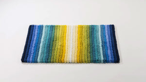 The A&H Santa Cruz Bath Rug in 302 Lagoon