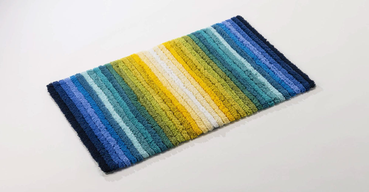 The A&H Santa Cruz Bath Rug in 302 Lagoon