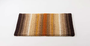 The A&H Santa Cruz Bath Rug in 737 Caramel