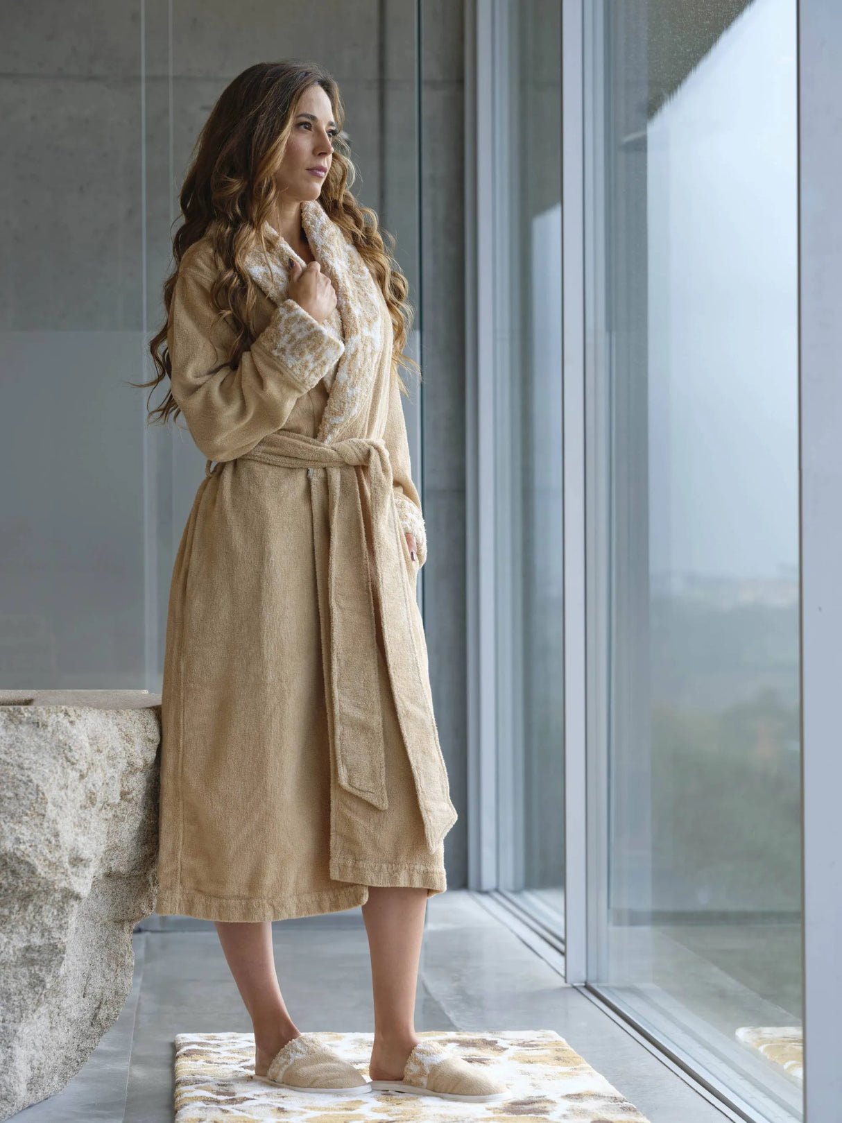 A&H Sauvage Robe in 714 Sand