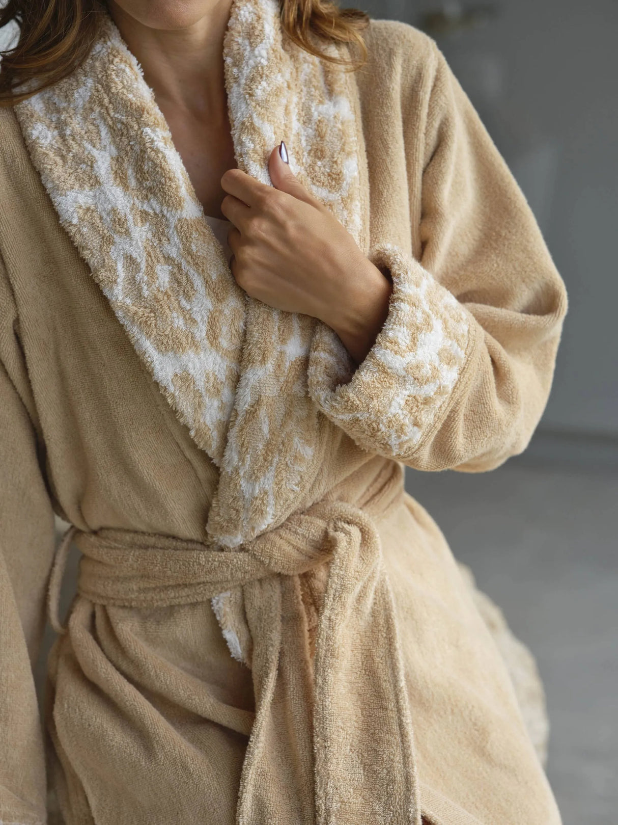 A&H Sauvage Robe in 714 Sand