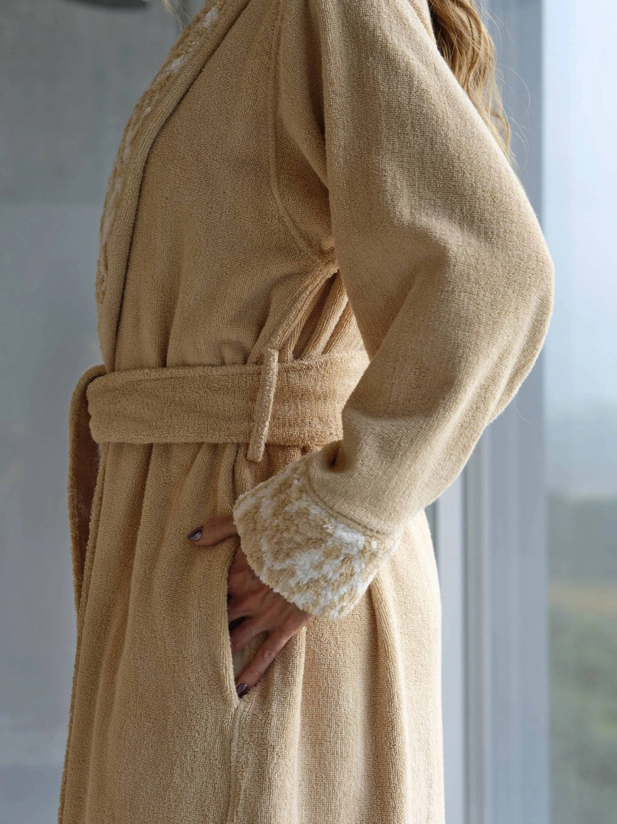 A&H Sauvage Robe in 714 Sand