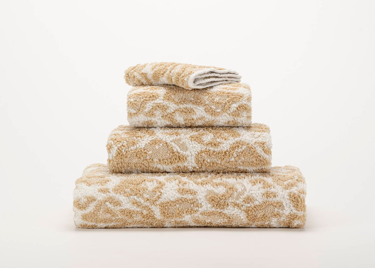 A&H Sauvage Towels in 714 Sand. 100% Egyptian Cotton Extra-Long Staple