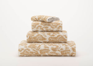 A&H Sauvage Towels in 714 Sand. 100% Egyptian Cotton Extra-Long Staple