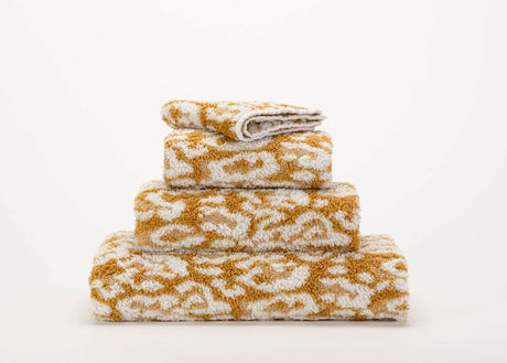 A&H Sauvage Towels in 840 Gold. 100% Egyptian Cotton Extra-Long Staple