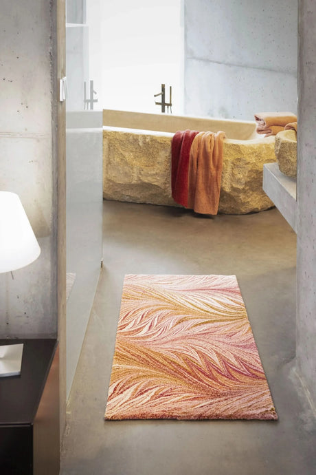 A&H Sissy Bath Rug in 515 Rosette. Two Available Sizes