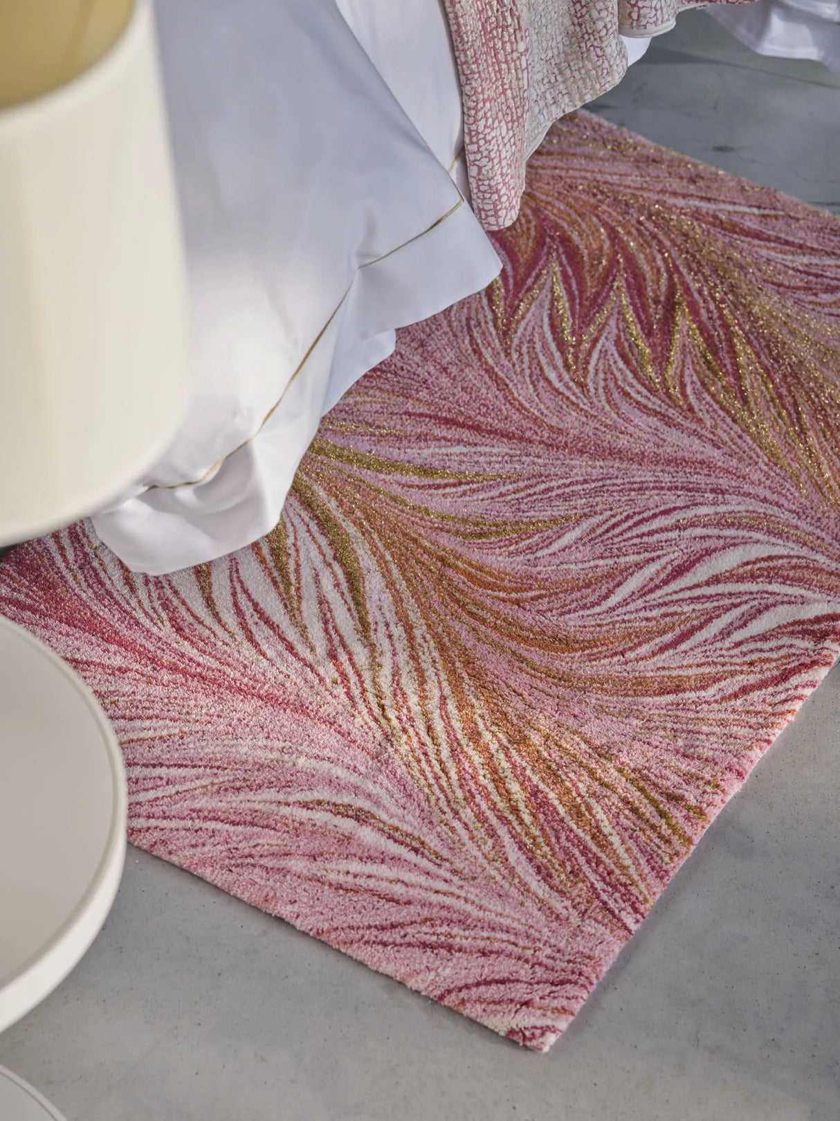 A&H Sissy Bath Rug in 515 Rosette. Two Available Sizes