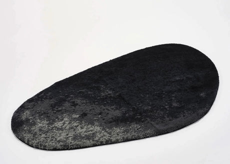 A&H Stone Bath Rug in 990 Black, 27 x 47" | 70 x 120 cm