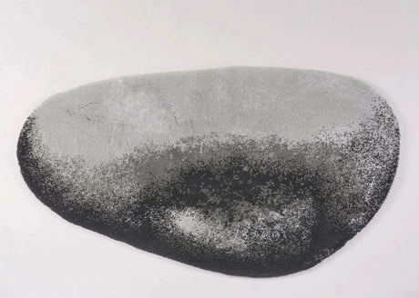 A&H Stone Bath Rug in 993 Metal, 27 x 47" | 70 x 120 cm