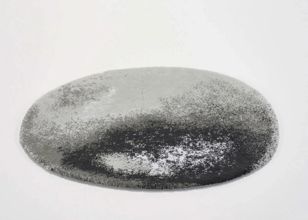 A&H Stone Bath Rug in 993 Metal, 27 x 35" | 70 x 90 cm
