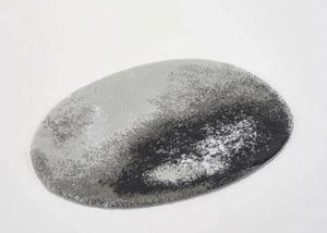 A&H Stone Bath Rug in 993 Metal, 27 x 35" | 70 x 90 cm