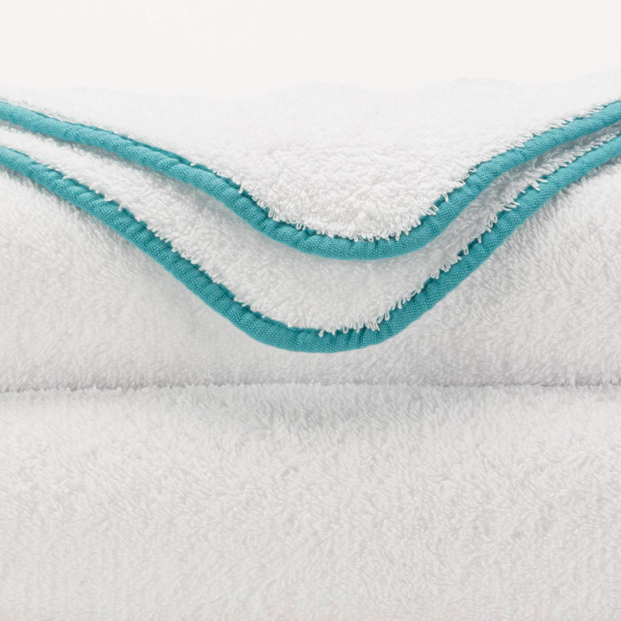 A&H Surf Towels in 302 Lagoon w/ 100 White base (Super Pile)