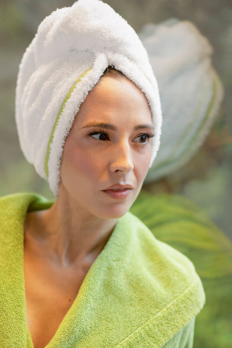 A&H Surf Hair Towel (26 x 10") in 165 Apple Green