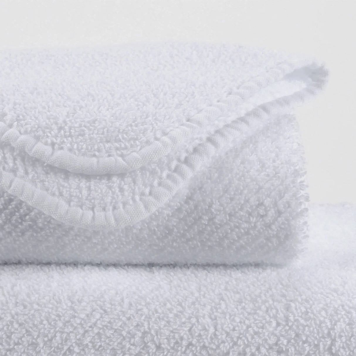 A&H Twill Towels in 100 White
