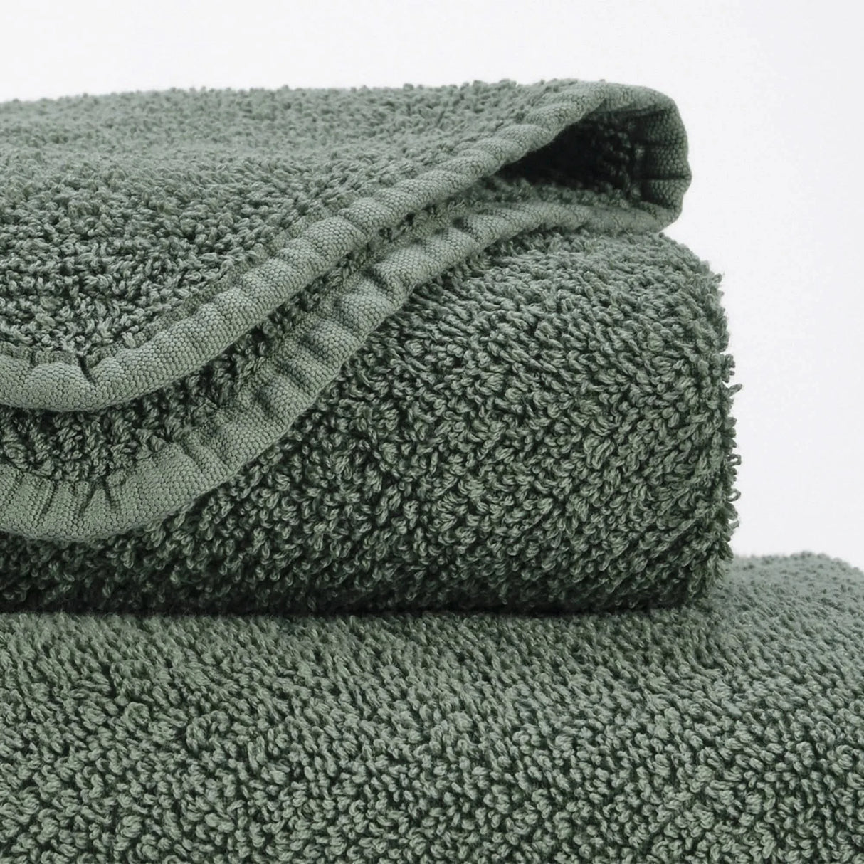 A&H Twill Towels in 280 Evergreen