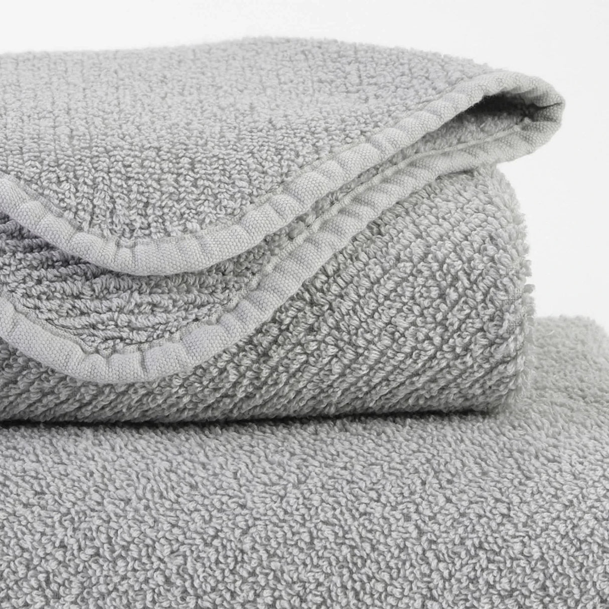 A&H Twill Towels in 992 Platinum