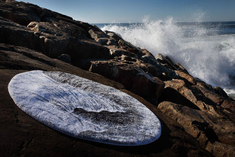 A&H Yoji Bath Rug in 900 Silver