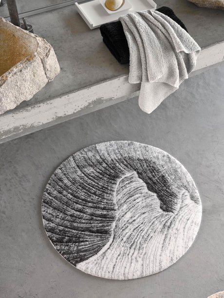 A&H Yoji Bath Rug in 900 Silver