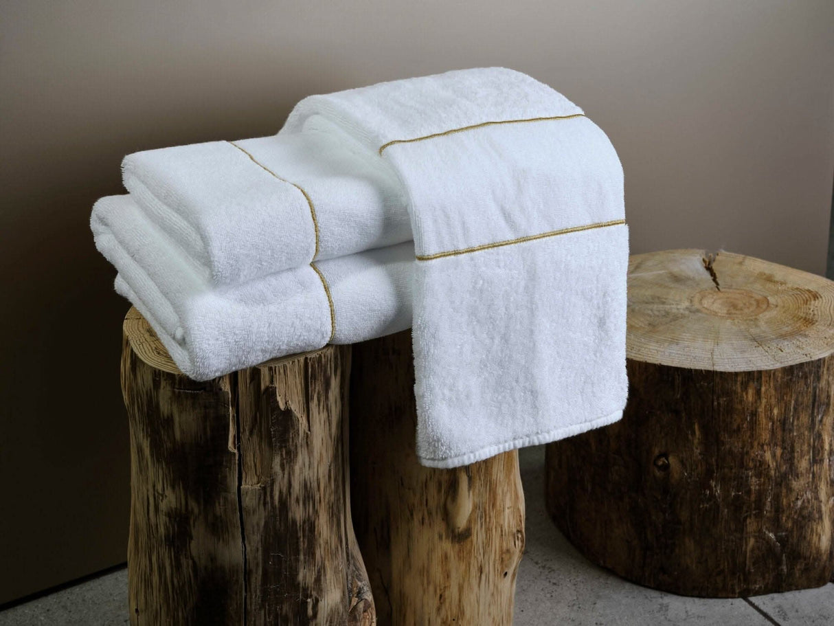 A&H Lara Towels in Colour 108 Gold